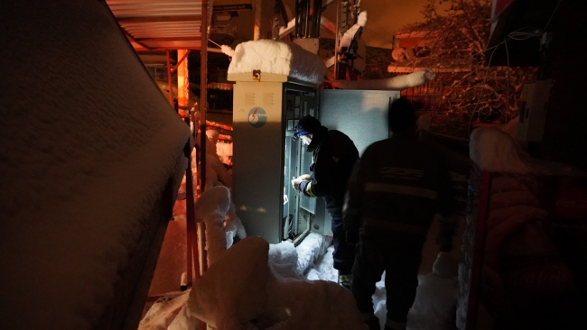 Isparta'da elektrik kesintilerinin giderilmesi için çalışmalar sürüyor